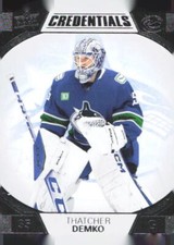 2022-23 UD Credentials Hockey Thatcher Demko #86