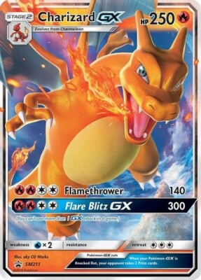 Charizard GX SM211 - Black Star Promo - Full Art Holo Pokemon