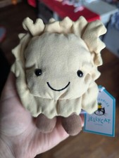 BNWT RARE Jellycat Amuseables Ravioli Pasta Plush Toy Stuffed Food super cute