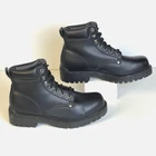 Original Rugged Outback Vegan leather Work Boots Black 789 Men's Size US 10W