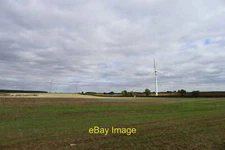 Photo 12x8 Wind turbines on Loscar Common Harthill Three 1.5 megawatt turb c2013
