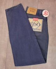 Men's VTG 1990s NOS Blue Levi's 560 Loose Fit Tapered Leg Jeans Sz 29x32 90s