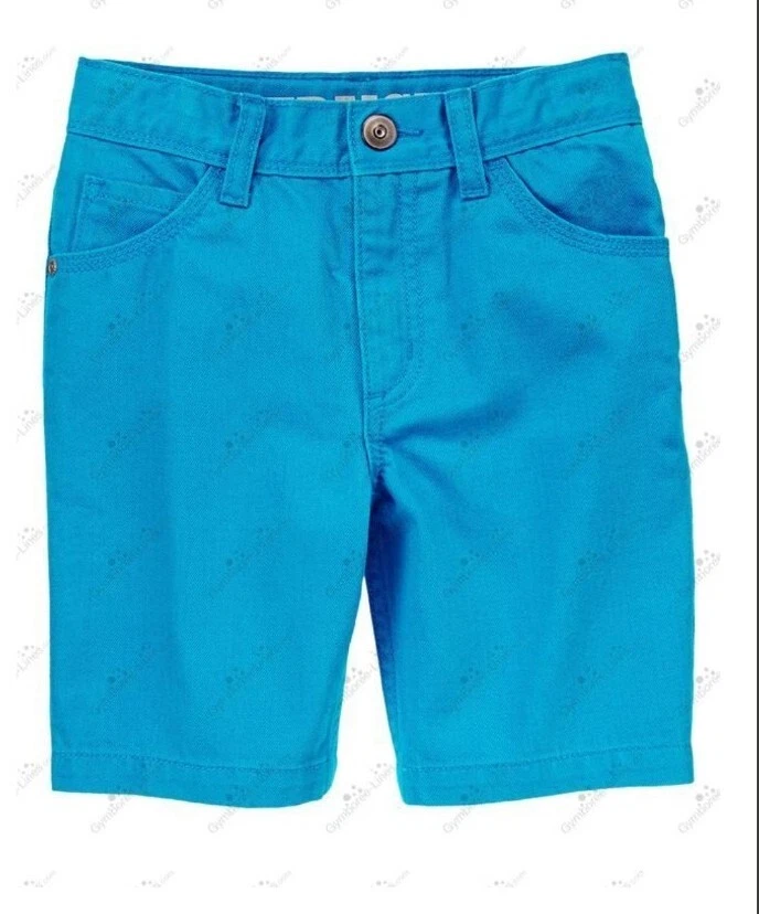 Gymboree Boys 7 "Stripes and Space" Spaceship Glow Tee Blue Denim Shorts Set NWT - Image 4 of 4