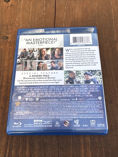 Collateral Beauty (Blu-ray, 2016) Will Smith with Free Shipping! - Picture 2 of 2