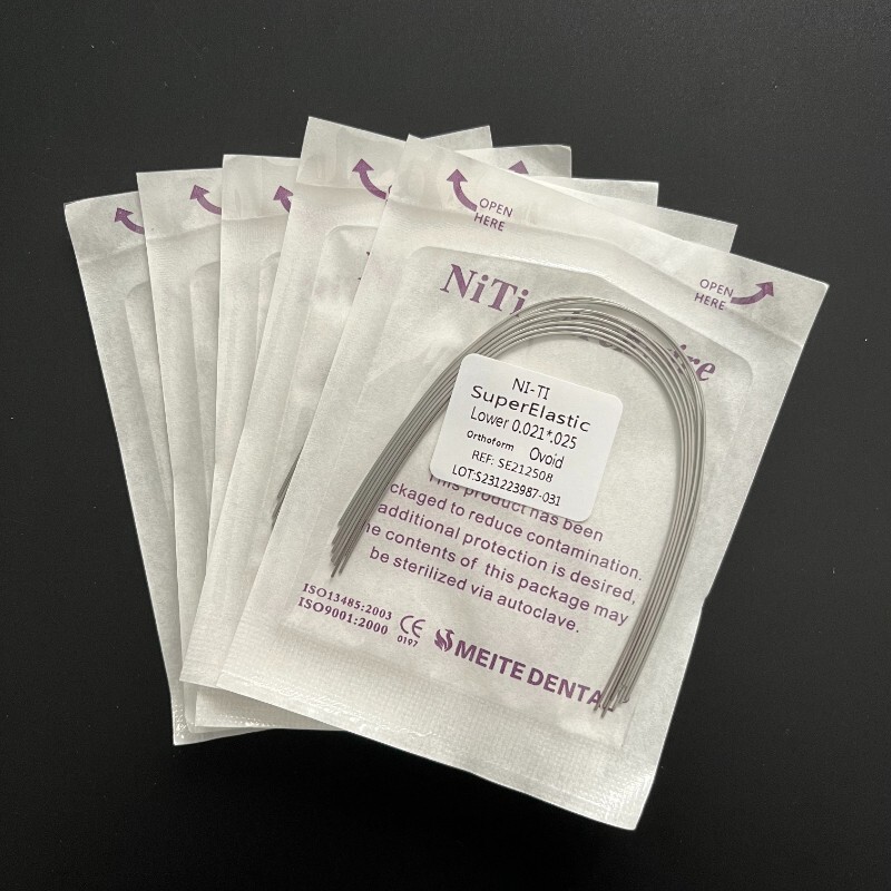 200 Pz Filo Arco Ortodontico Dentale Rettangolare Super Elastico Niti - Foto 3