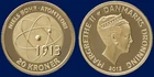 DENMARK 20 Kroner 2013 Commemorative Niels Bohr KM 956 UNC