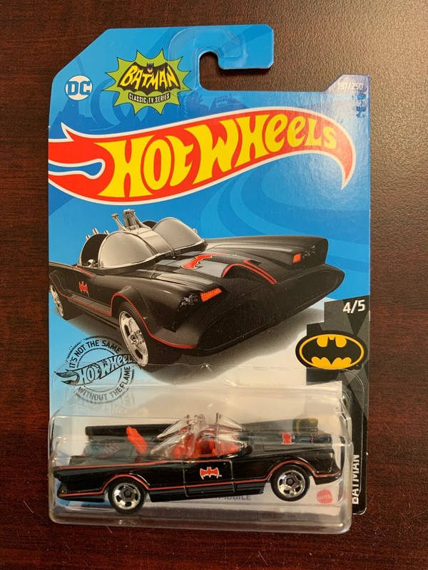 Hot Wheels Mattel TV Series Batmobile [Black/red] 197/250 Batman 4/5