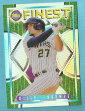 2022 Topps Finest Flashbacks Baseball Willy Adames Refractor Brewers #61