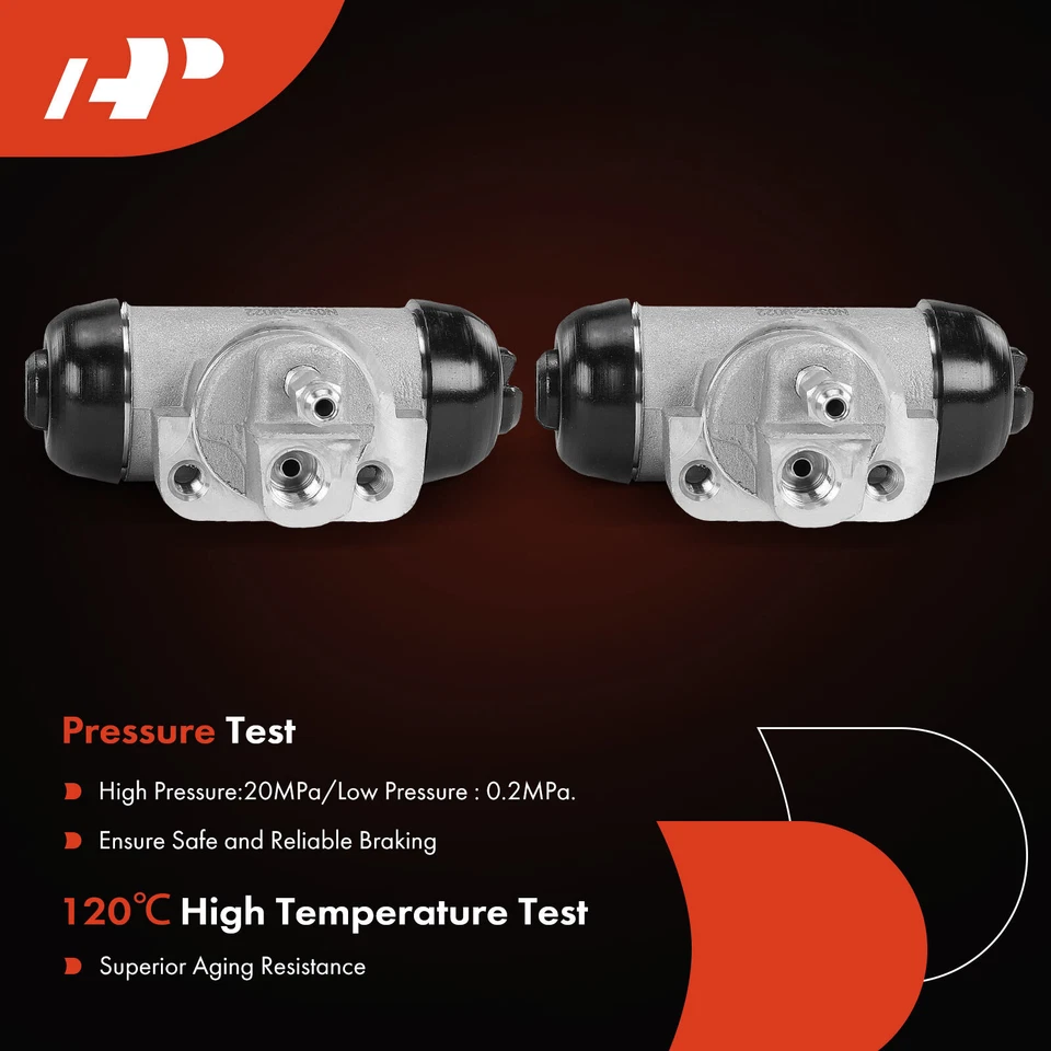 Cilindro de rueda de freno de tambor trasero derecho y derecho A-Premium para camioneta Nissan D21 Frontier Foto 4 de 4