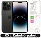 Apple iPhone 14 Pro - 128 GB - Spacegrau Schwarz - XXL Set - Zustand: SEHR GUT