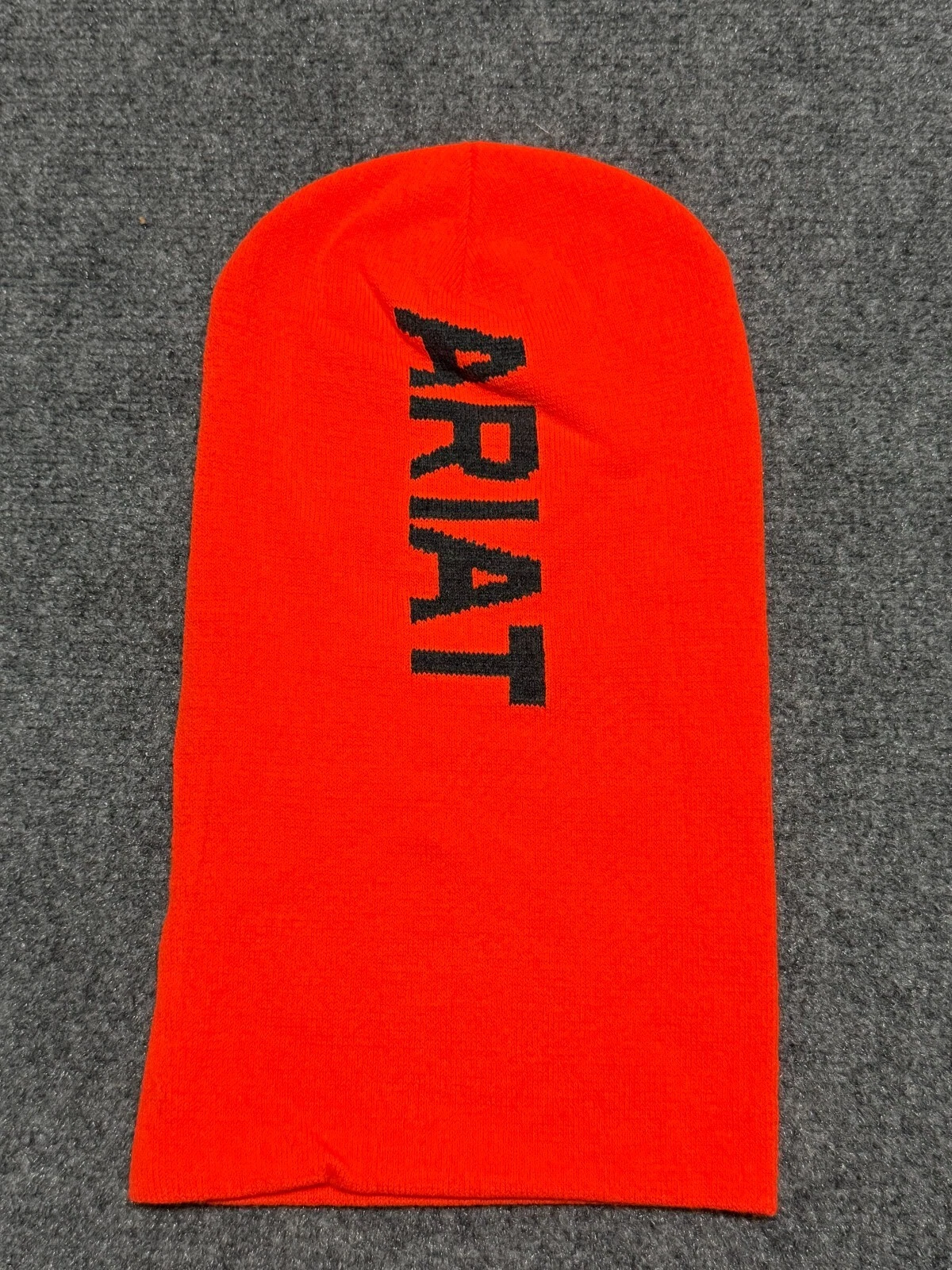 Ariat Balaclava Face Mask Orange Warm Hunting Head Workwear Hat Cap Outdoors