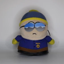 SAMPLE South Park Cop Cartman Suction Plush | 2005 5.5" Commonwealth Collection