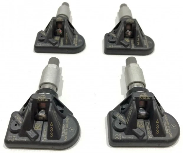 Brand New Set of Four (4) OEM Genuine Mercedes TPMS A0009054104 A0009057205 ☆ ★ - Image 4 of 4
