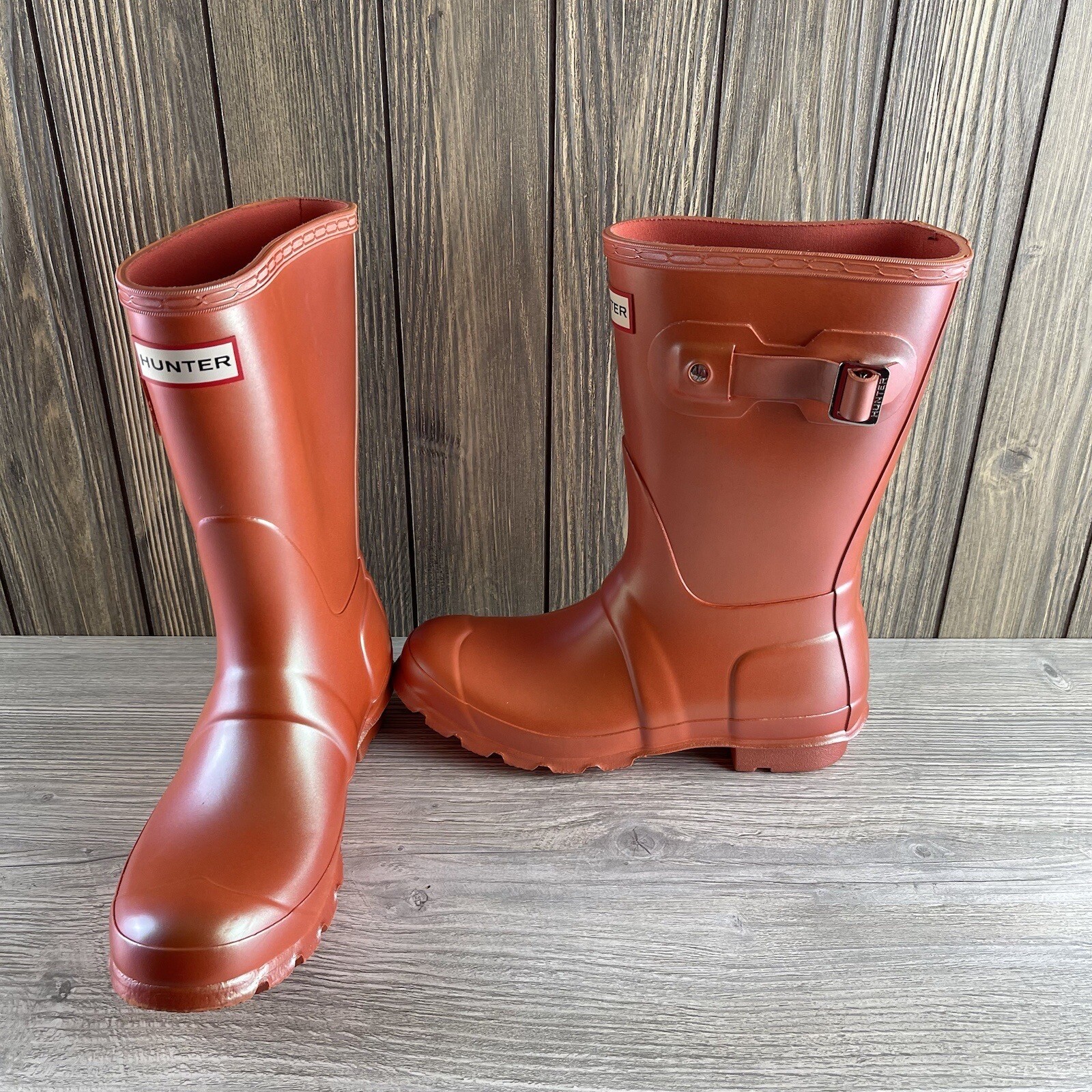 Hunter Women’s Original Short Nebula Rain Boots Size … Gem