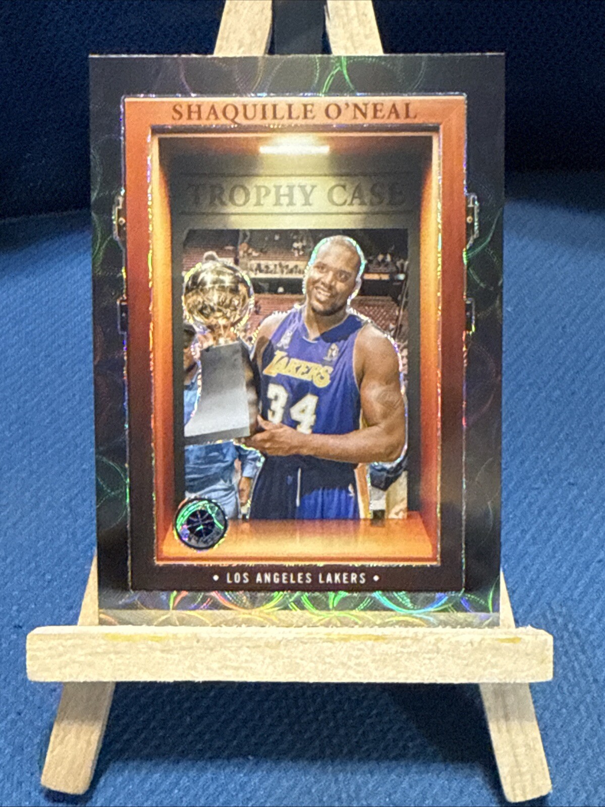 2023-24 Panini NBA Hoops Premium Stock Shaquille O’Neal Trophy Case SSP