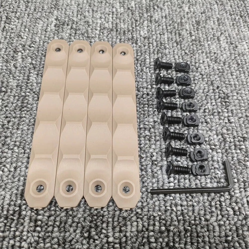 4 Stück Nylon MLOCK Schiene Handschutz Abdeckblende für M-loCk System 80/120 mm - Bild 17 von 48