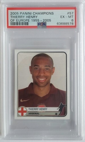 Thierry Henry #57 2005 Panini Champions of Europe 1955-2005 card