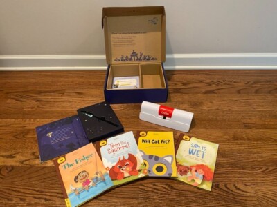 OSMO BYJU S Reading Adventure Kit iPad/iPhone Base Wand with 4 Books  USED ONCE