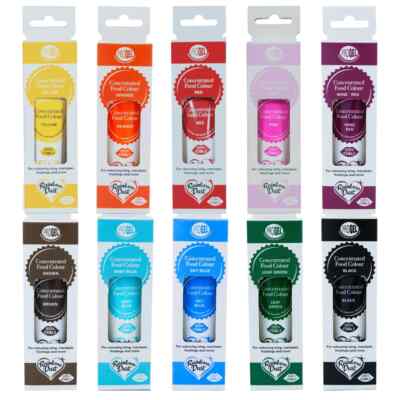 ProGel Lebensmittelfarbe Rainbow Dust Set 10 Farben a 25g Gelfarbe Farbe