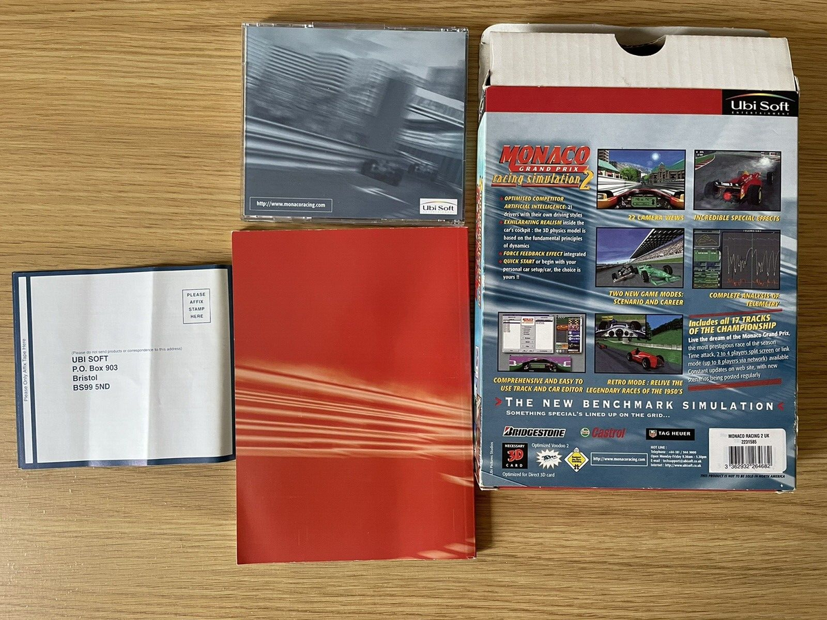 Jeu PC Monaco Grand Prix Racing Simulation 2 - Big Box FR - Bon état