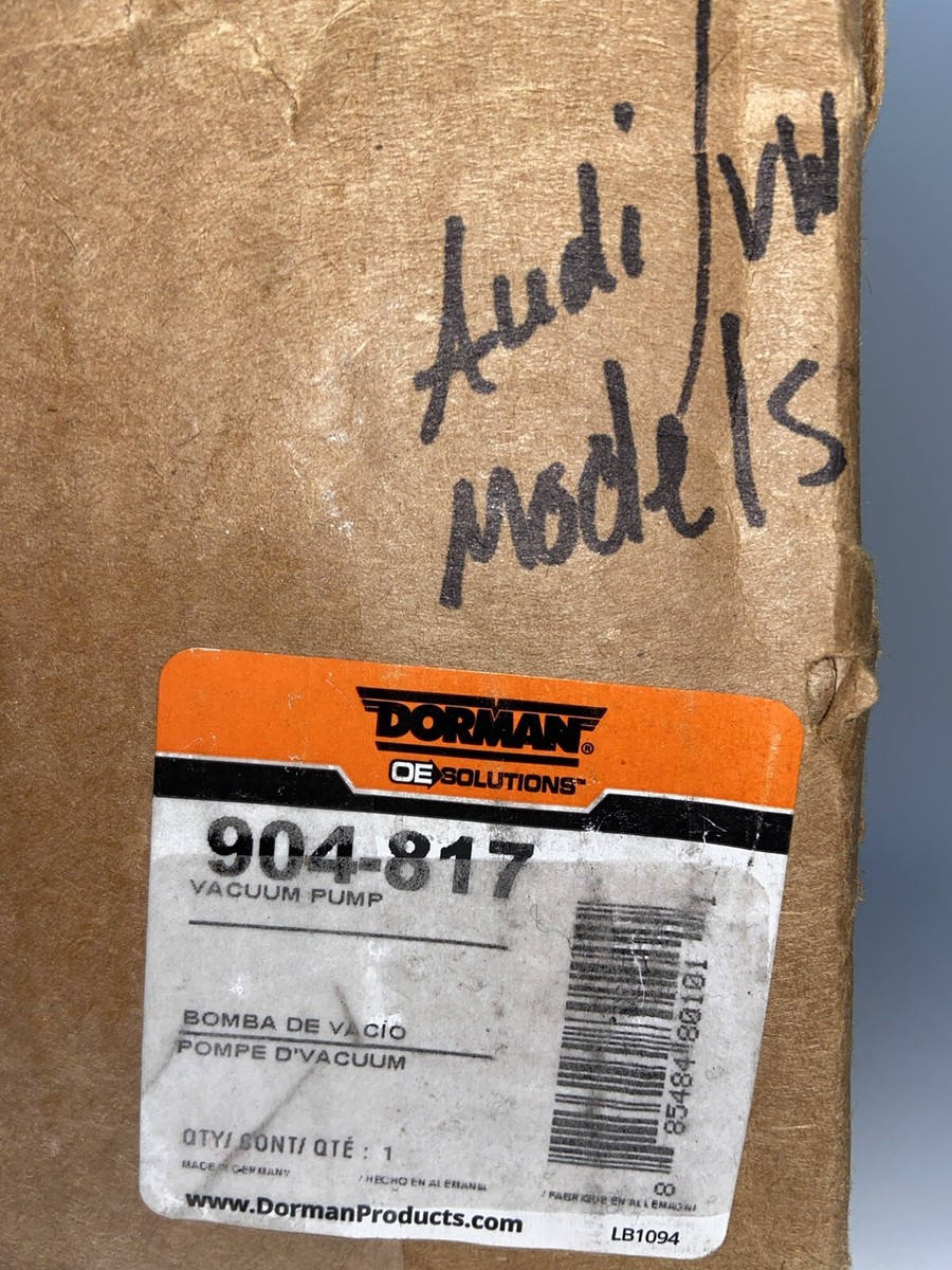 Dorms 904-817 Vacuum Pump-VW Beetle, Golf, Jetta, Passat, TT RS