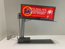 Menards 279-3693 Lighted Billboard Sign-Tide & Morton Salt, O scale (read)