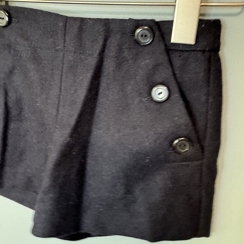 Zara Kids Soft Collection Black Wool Blend Shorts. NWT. Girls 5 - Picture 3 of 8