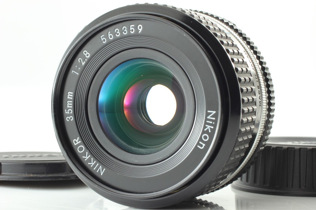 #359■動作品■ NIKKOR Ai 35mm 1:2.8 NIKON Ai-s Nikkor 35mm f/2.8 Wide Angle Manual Focus Lens