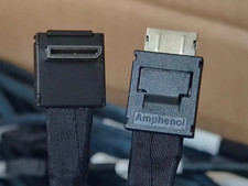 New OCuLink SFF-8611 x4 to OCuLink SFF-8611 x4 cable elbow 85cm