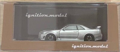 Ignition Model 1/64 Nissan R34 GT-R Z-Tune Silver Diecast New Unopened