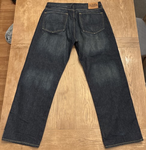 Vintage Y2K Von Dutch Orginals Bootcut Wide Leg Jeans Hose Avantgarde Gr. 40 - Bild 8 von 9