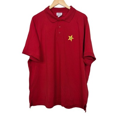 WearGuard Carls Jr Shirt Employee Work Official Uniform Polo Hardees Size L
