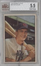 1953 Bowman Color Hank Sauer #48 BVG 5.5 0q3