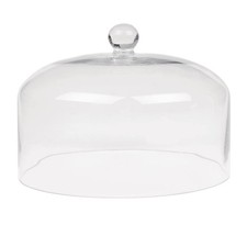 Olympia Glass Cake Stand Dome Lid, 285(Dia) x 200(H) mm, High Clarity