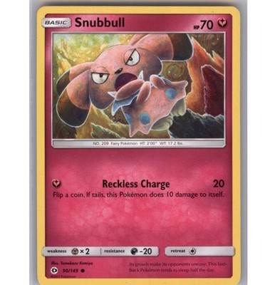 Snubbull Normal Common SM Base Set 90/149 NM