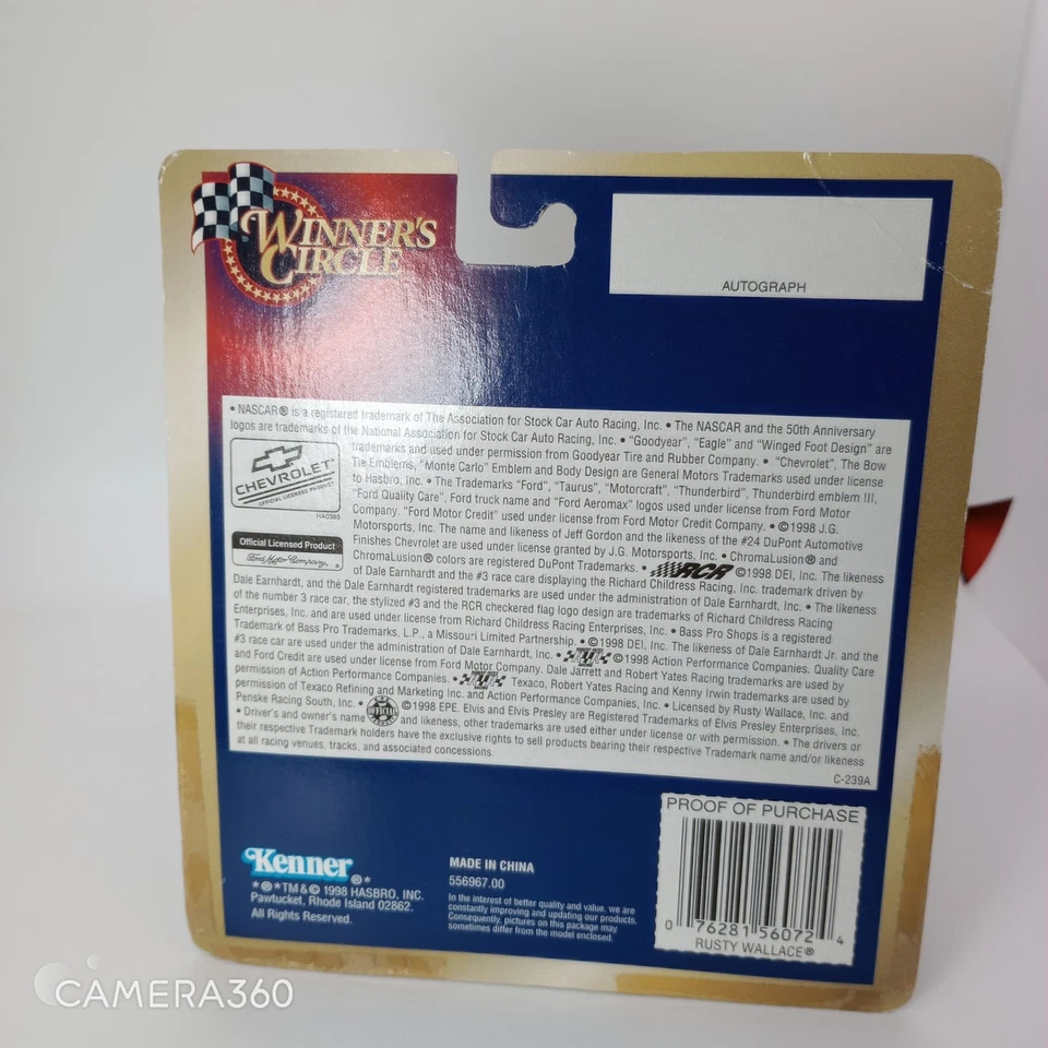 Winner's Circle Rusty Wallace 1998 Taurus 1 43 Scale Die Cast Car - Image 3 of 3