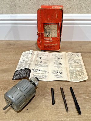 Vintage RIDGID Supreme Versamatic 4100, Reversible Power Drill Speed Reducer