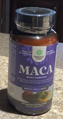 Men s Wellness  Maca Root Complex Supplement