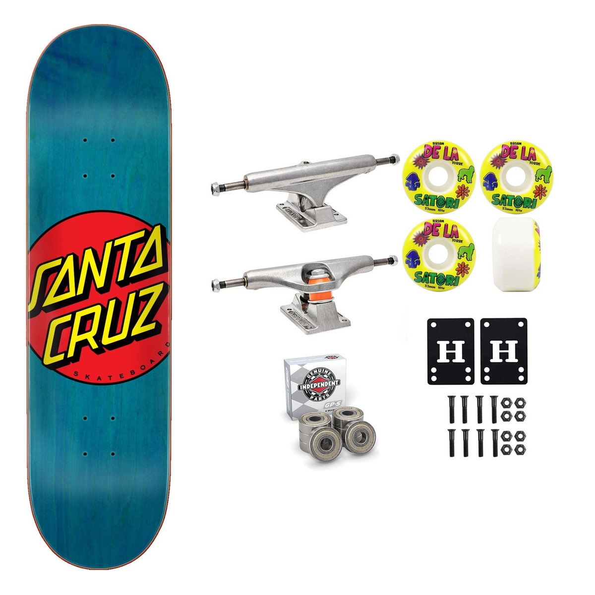 Santa Cruz Skateboard Independent Satori Premium Complete Assembly