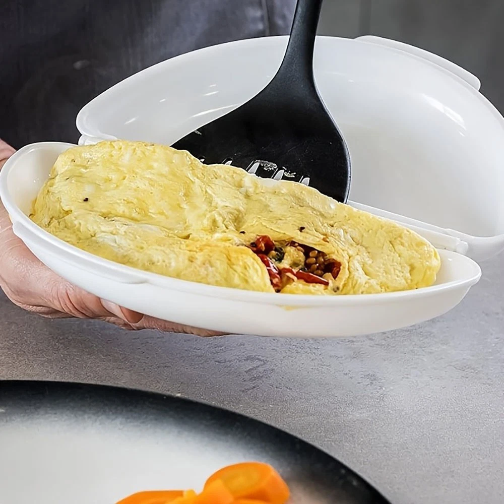 Portable Practical Heat-resistant Lightweight Easy-to-clean Microwave Egg Cooker