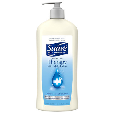 Suave Skin Solutions Body Lotion, Advanced Therapy, 18 Oz