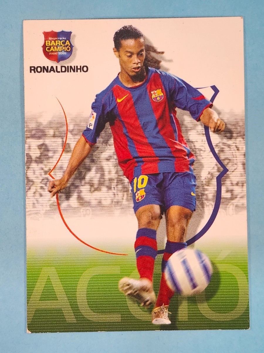 2004-05 Panini Mega Cracks Barca-Campeon Ronaldinho #49 Barcelona