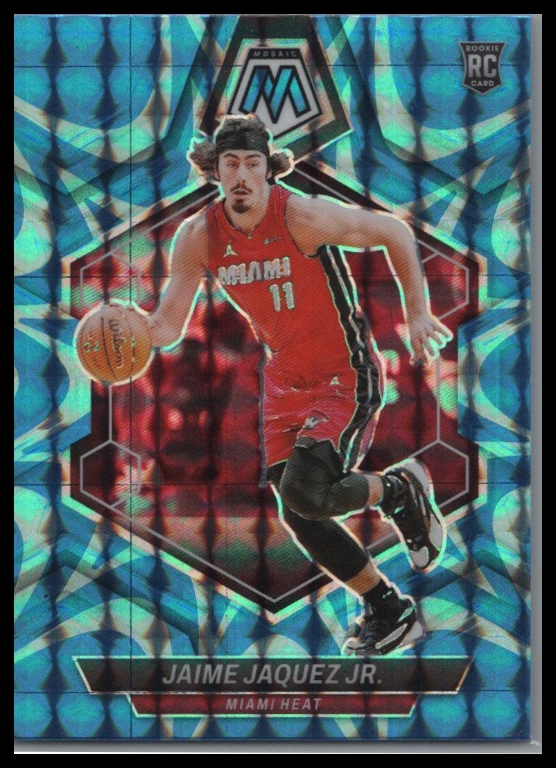 2023-24 Panini Mosaic #246 Jaime Jaquez Jr. Reactive Blue
