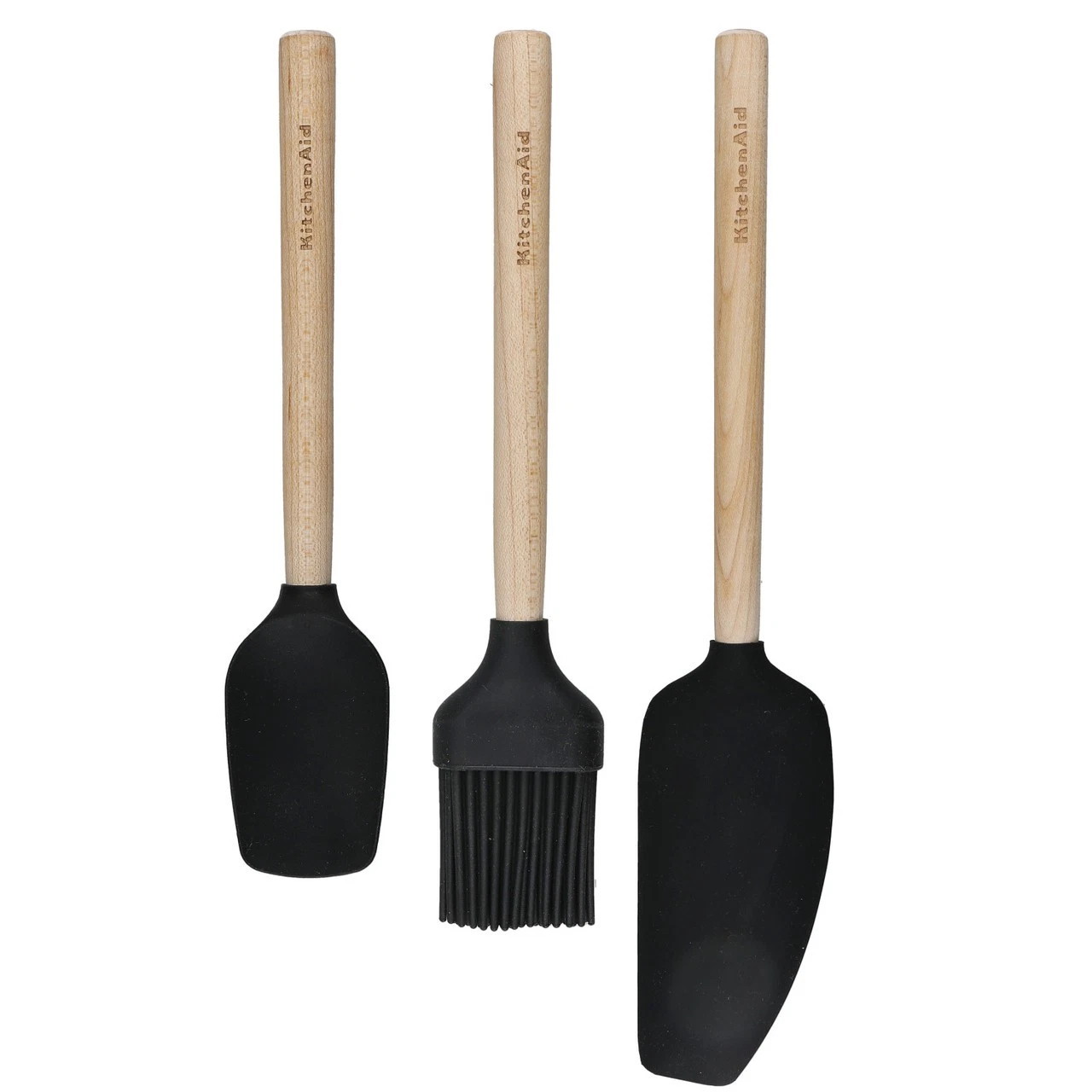 KitchenAid 3pc Bamboo Baking Set - Spoon Spatula, Pastry Brush and Mixer Spatula
Opens in a new wind