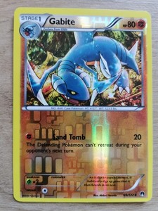 Pokemon XY Breakpoint Gabite Card 69/122 Reverse Holo NM Condition