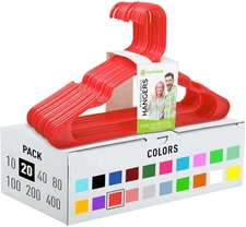 Hangers for Adult Size Clothing Plastic Ideal for Everyday Standard Use Clothes