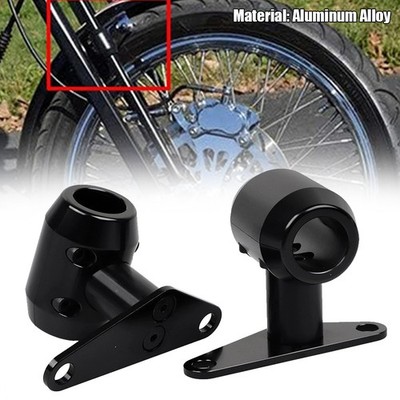 MOTORCYCLE BLACK 0-6'' DNA SPRINGER FENDER MOUNTS FOR HARLEY & CHOPPERS CUSTOM