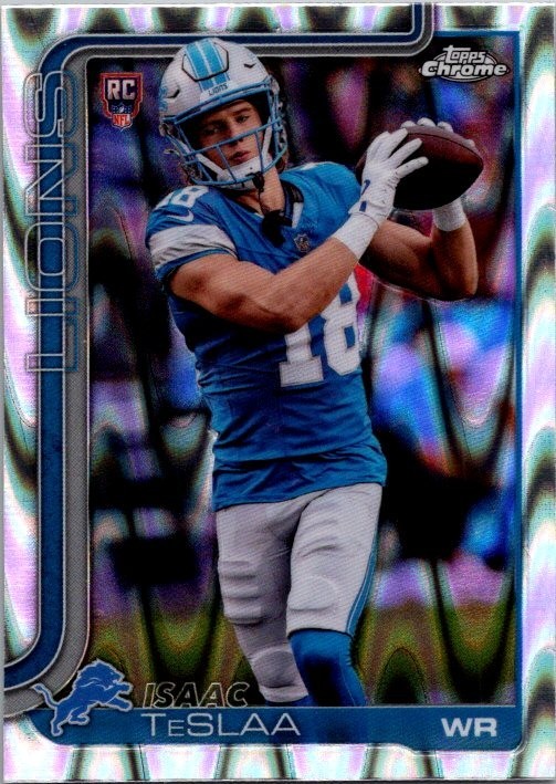 2025 Topps Chrome - Rookies Isaac TeSlaa #320 RayWave Refractor (RC)