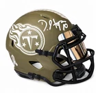 DeAndre Hopkins Signed Tennessee Titans Salute To Service Mini Helmet Beckett