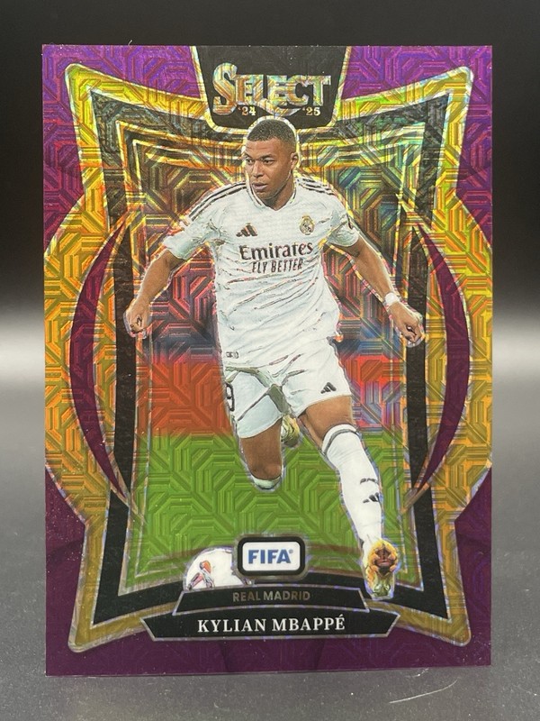 KYLIAN MBAPPE - 2024-25 Panini Select Purple Mojo #1 Real Madrid